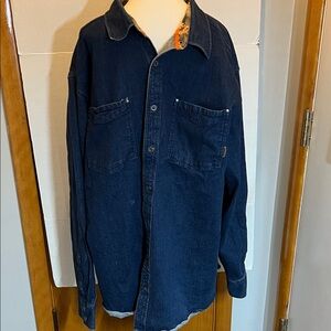 Legendary Whitetails Dark Blue Denim Shirt